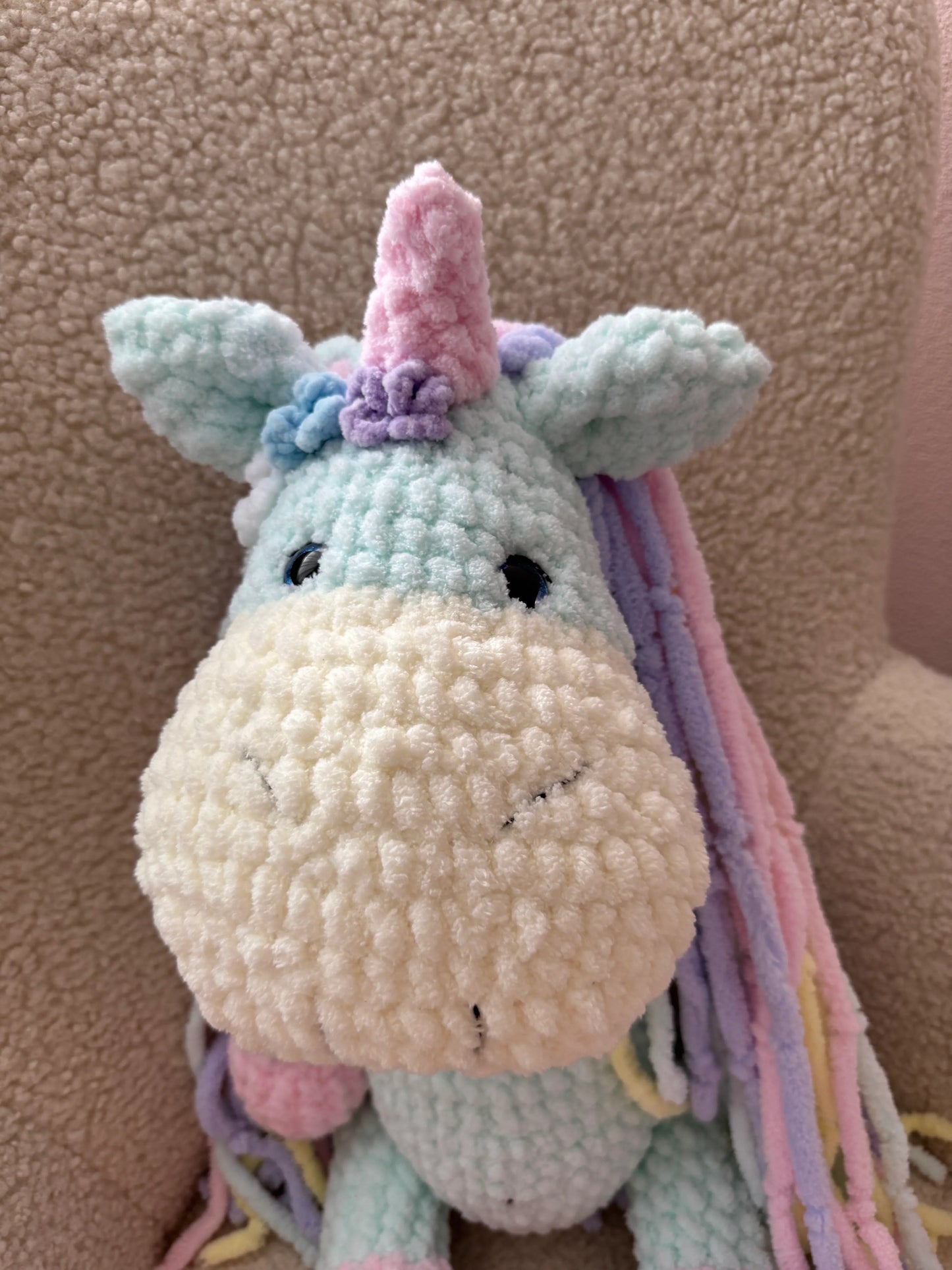 Handmade Plush Unicorn – 60 cm - Domix