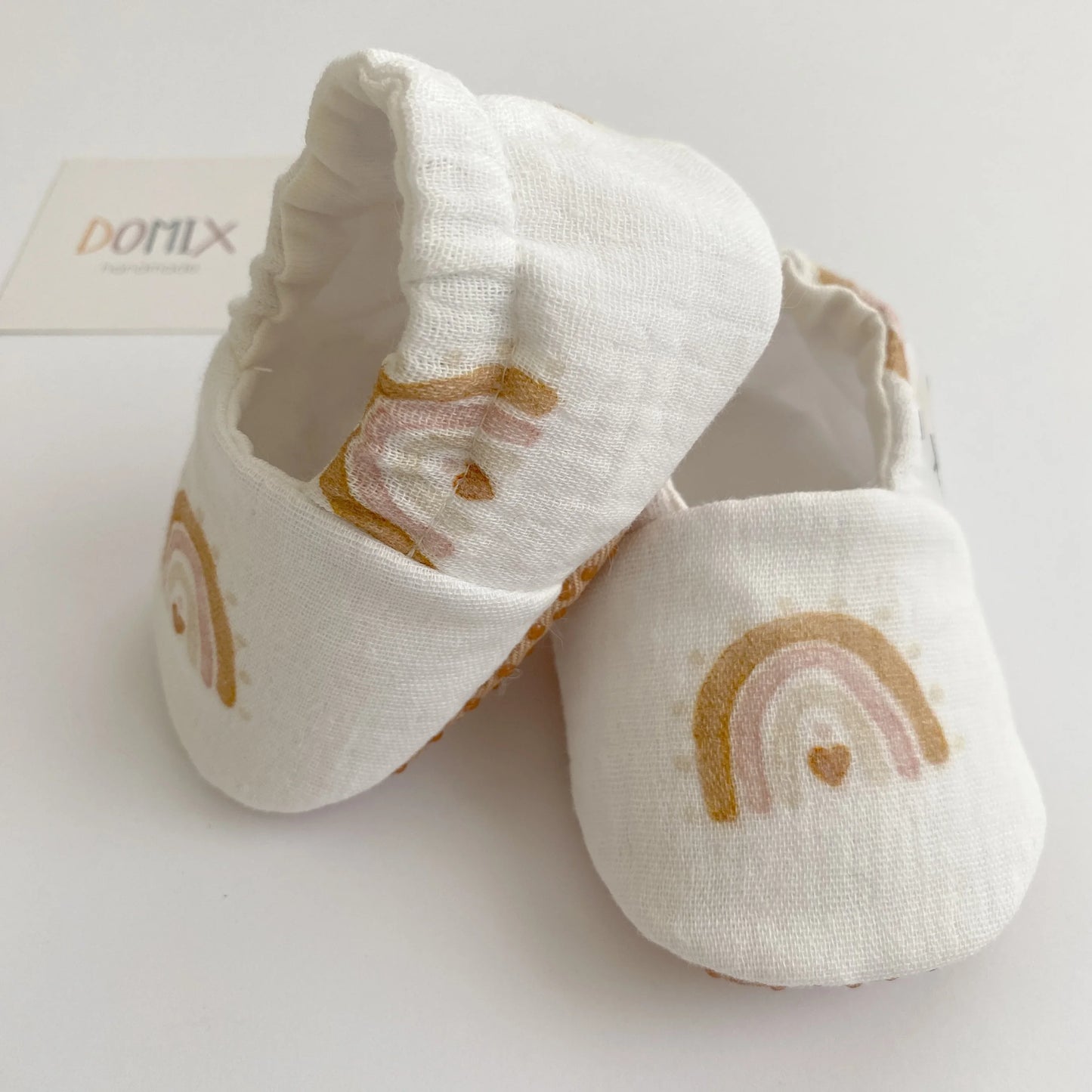Rainbow Muslin Slippers - Domix