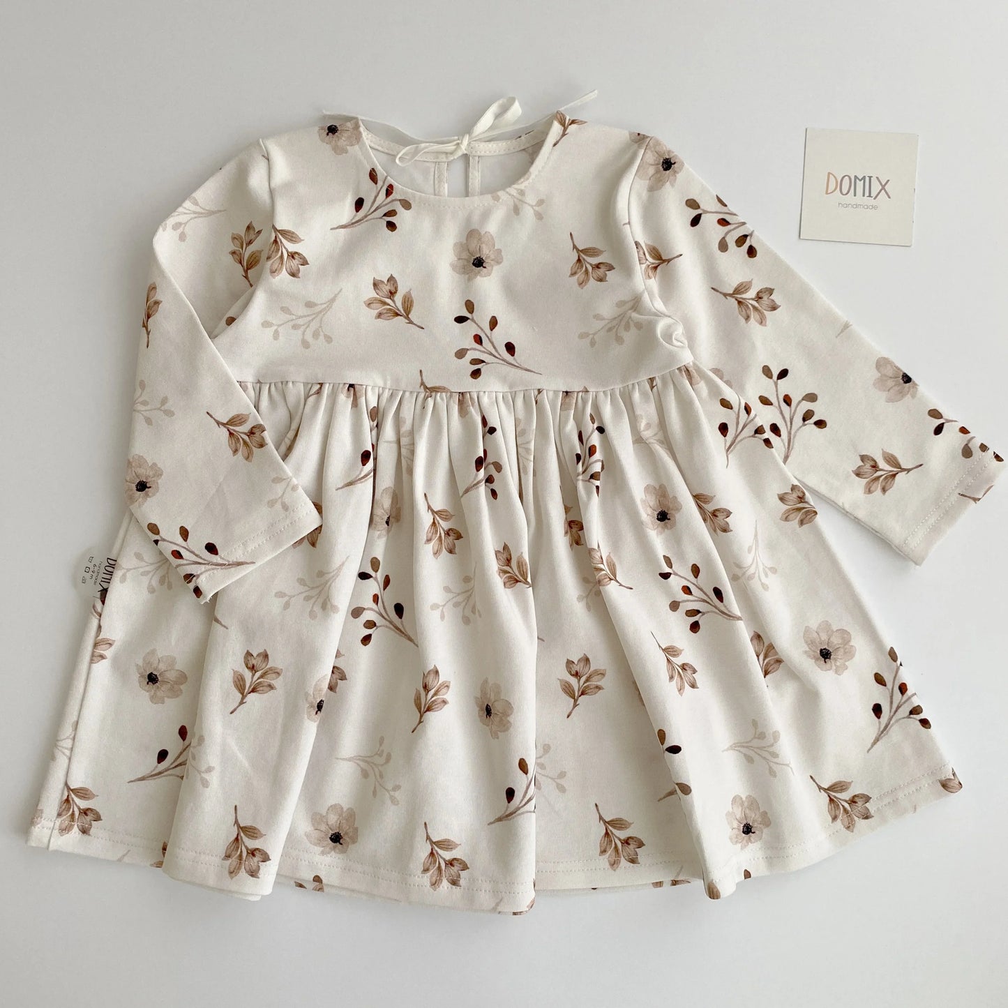 Jersey Dress with Shimmer Bib - Domix