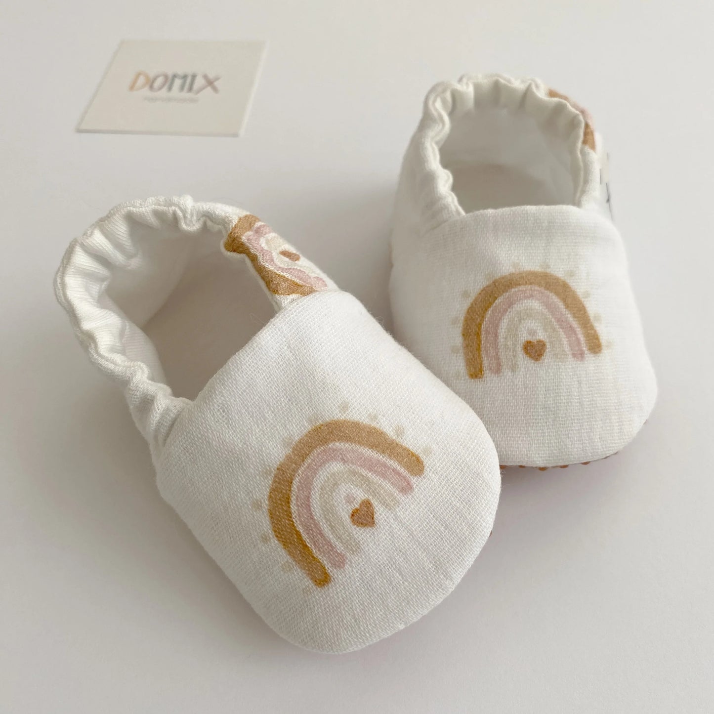 Rainbow Muslin Slippers - Domix