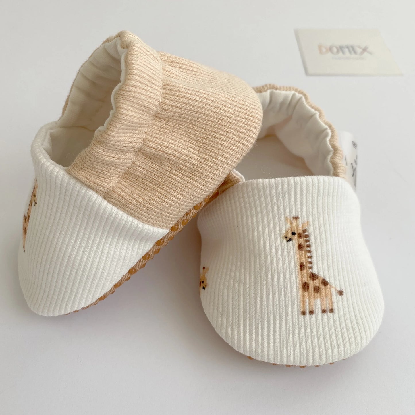 Giraffe Jersey Slippers - Domix