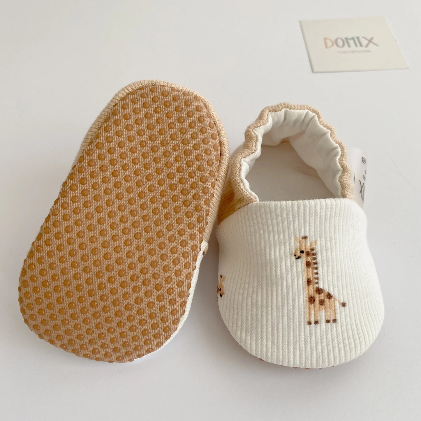 Giraffe Jersey Slippers - Domix