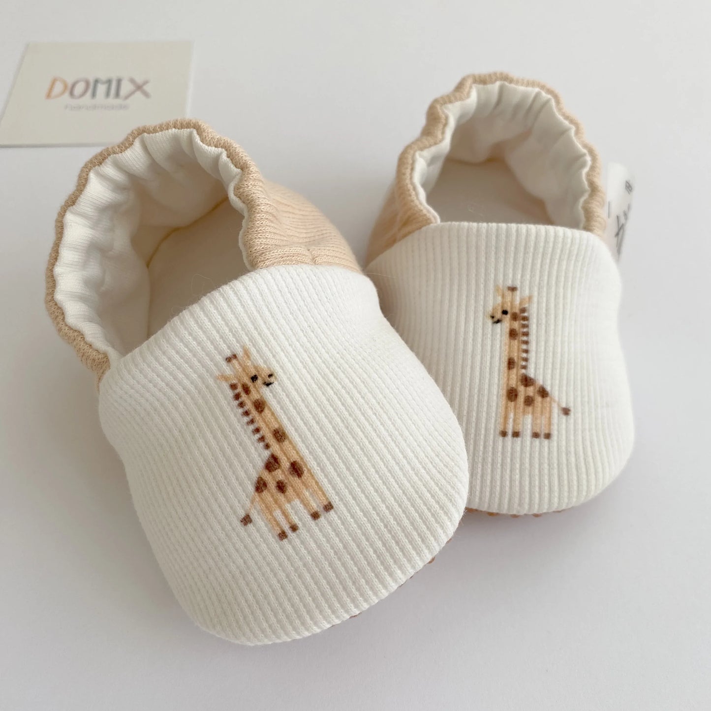 Giraffe Jersey Slippers - Domix