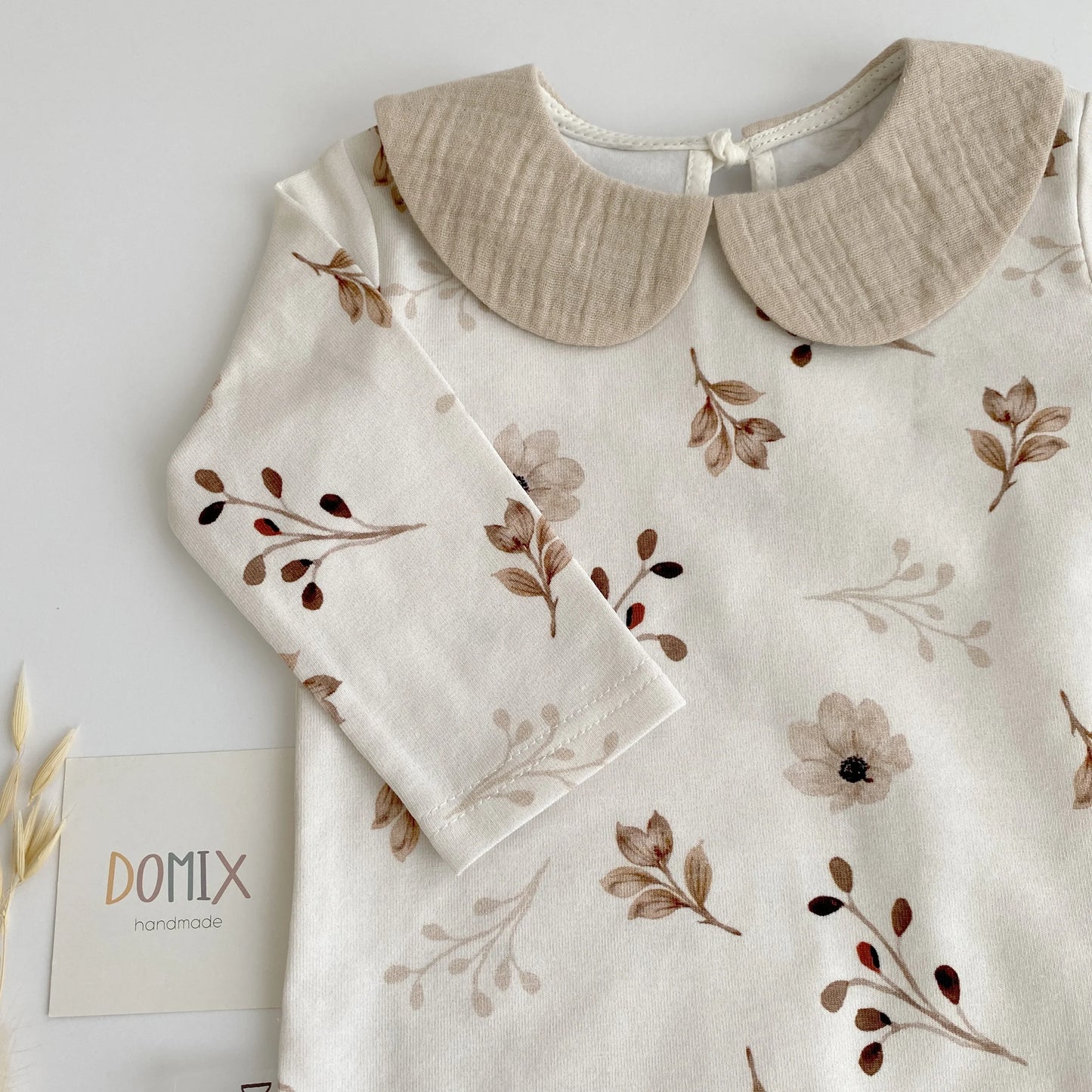 Elegant Floral Bodysuit - Domix