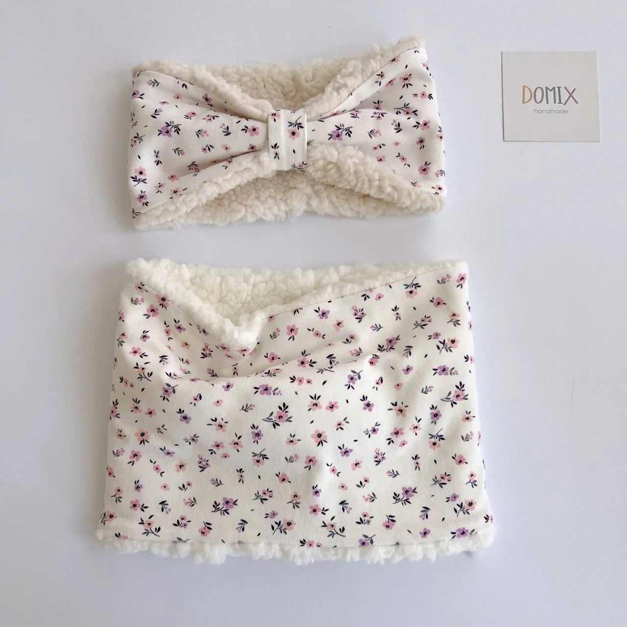 Floral Baby Snood – One Size Neck Warmer - Domix