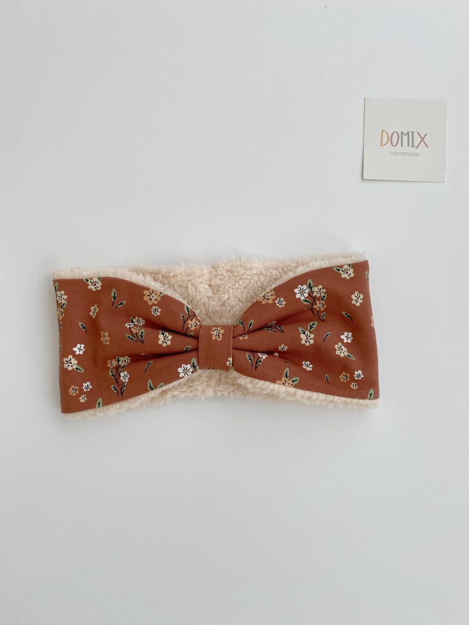 Blumen-Haarband mit Schleife – Teddy & Jersey