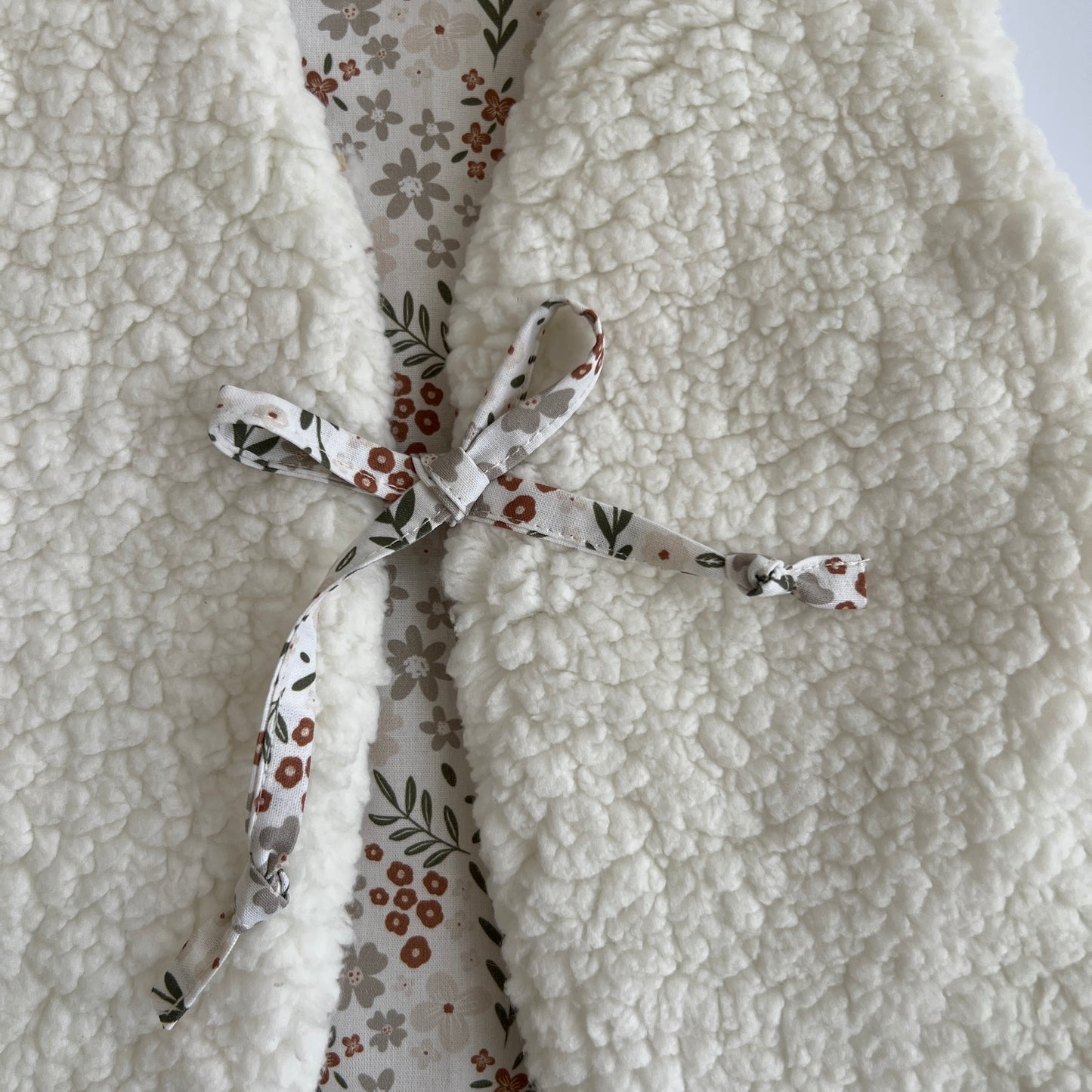 Handmade Reversible Teddy Vest | Cozy Winter Gilet for Babies & Kids (0–5 Years)