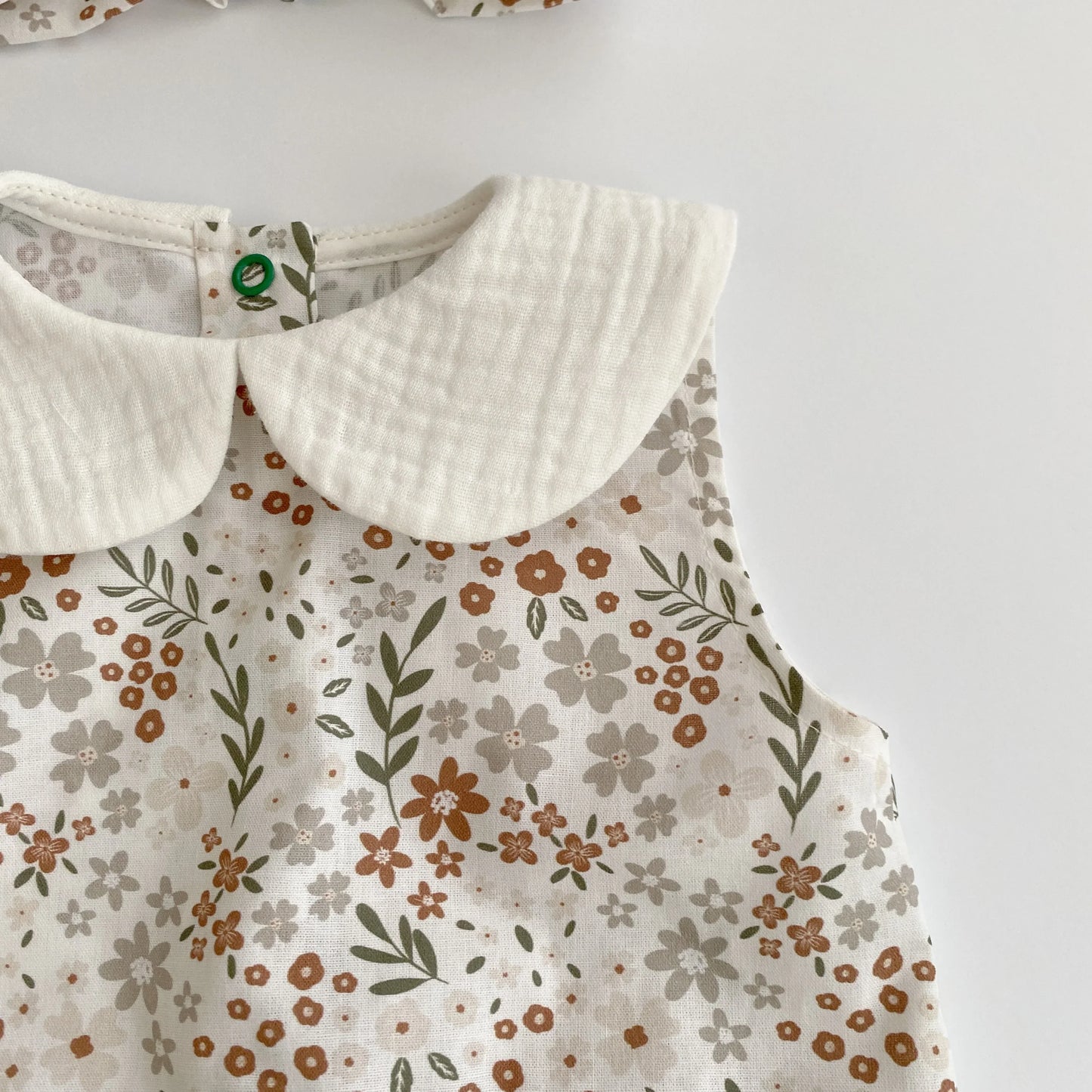 Cotton Body with Floral Print and headband - Domix