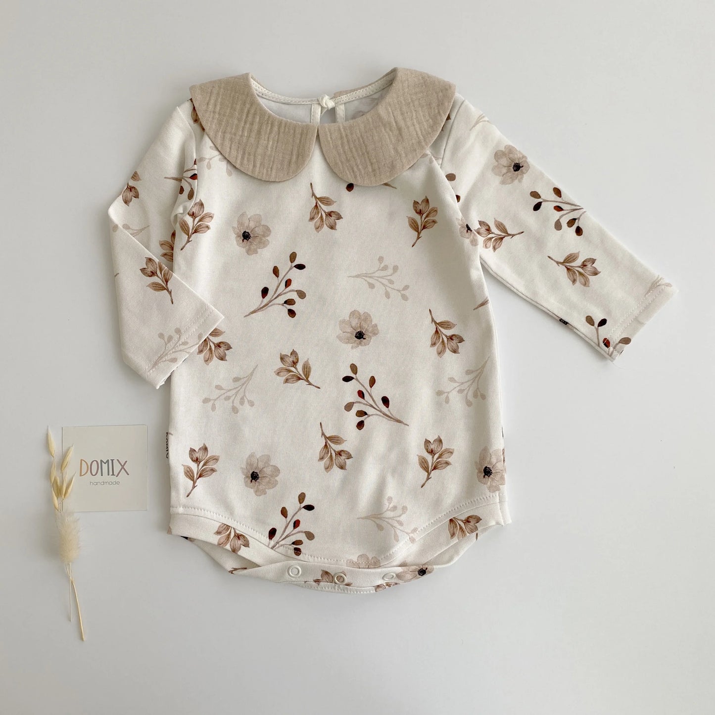 Elegant Floral Bodysuit - Domix