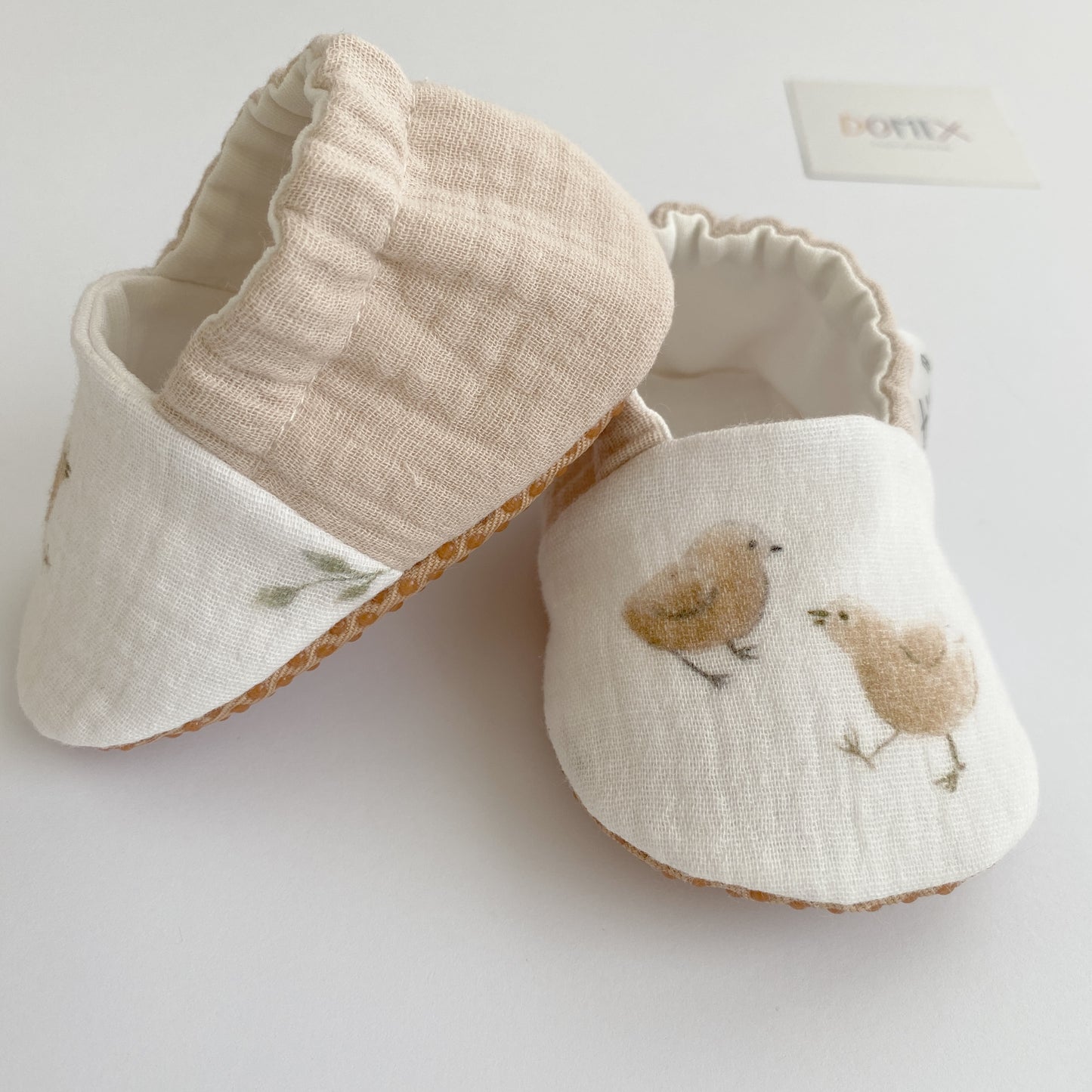Chaussons bébé poulet