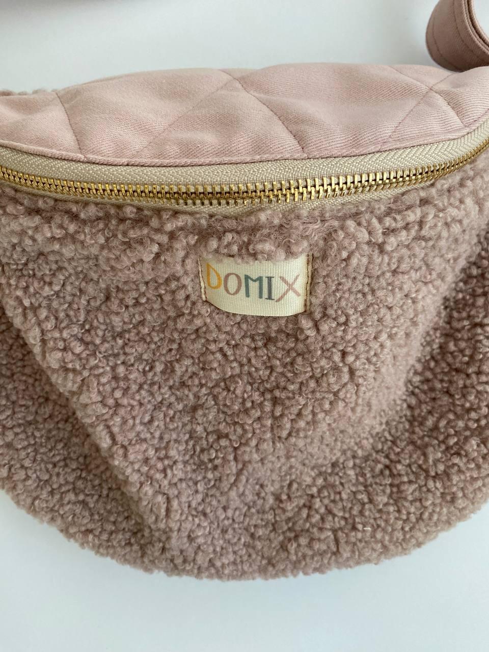 Blush Pink Teddy Fanny Pack – Handmade by DOMIX - Domix