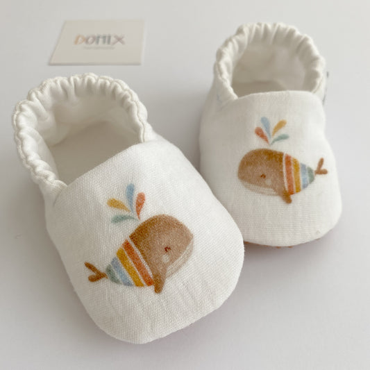 Chaussons en mousseline baleine