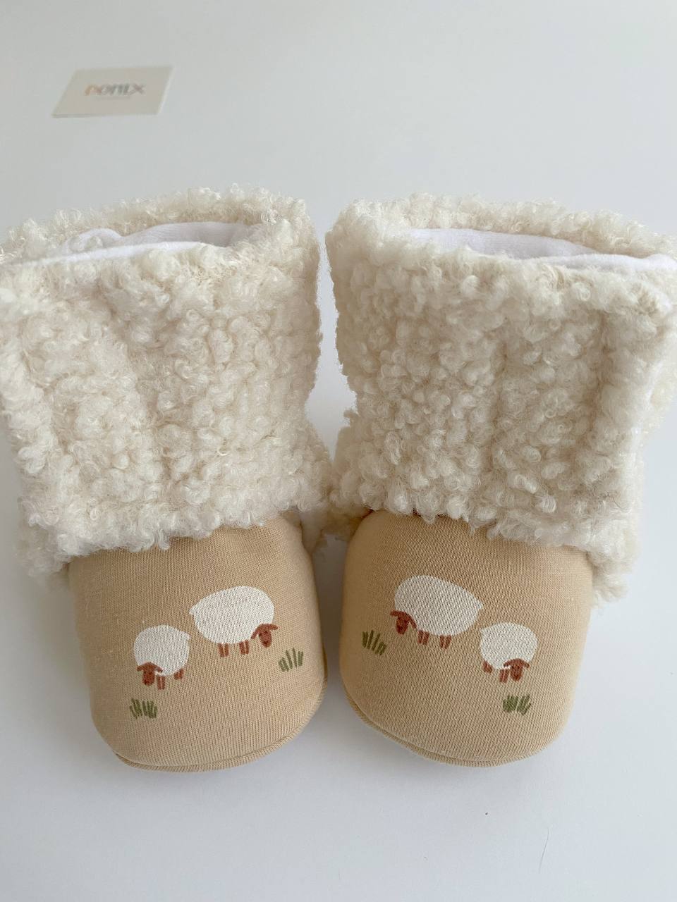 Winter Sheep Booties – Warm, Soft & Handmade - Domix
