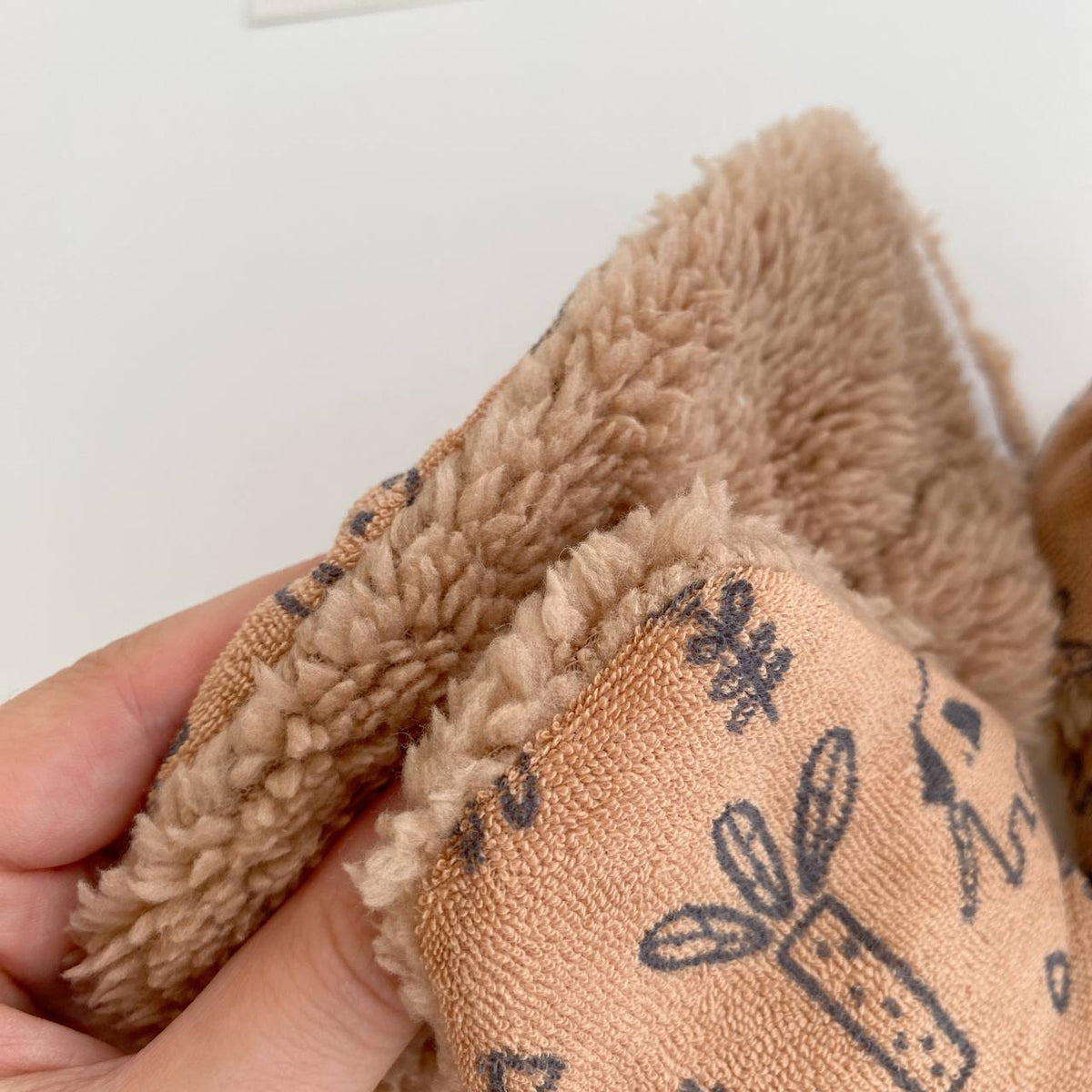 Safari Terry Baby Booties – Warm Handmade Baby Shoes