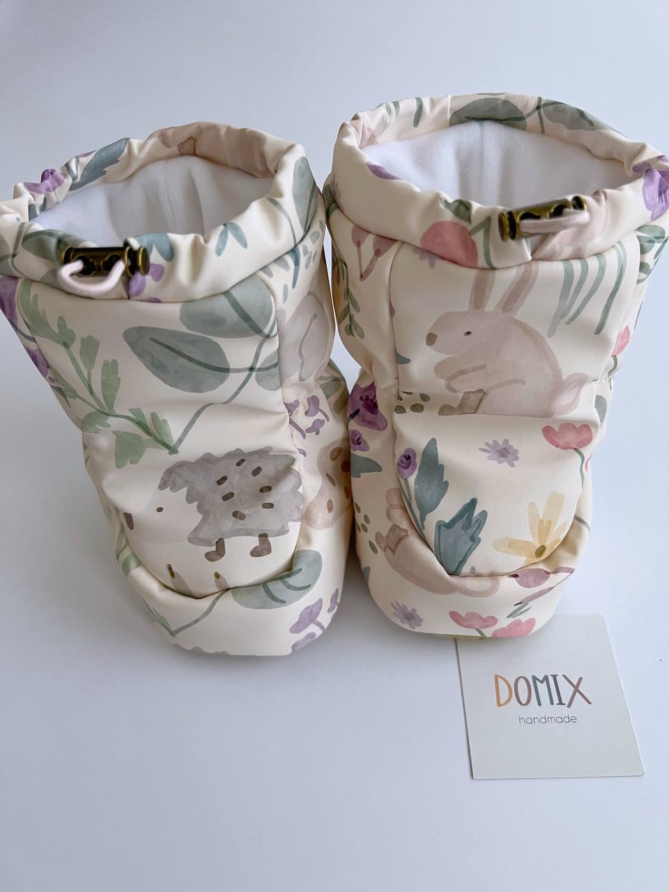 Waterproof Forest Friends Booties – Warm, Soft & Handmade - Domix