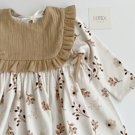 Robe en jersey avec plastron scintillant