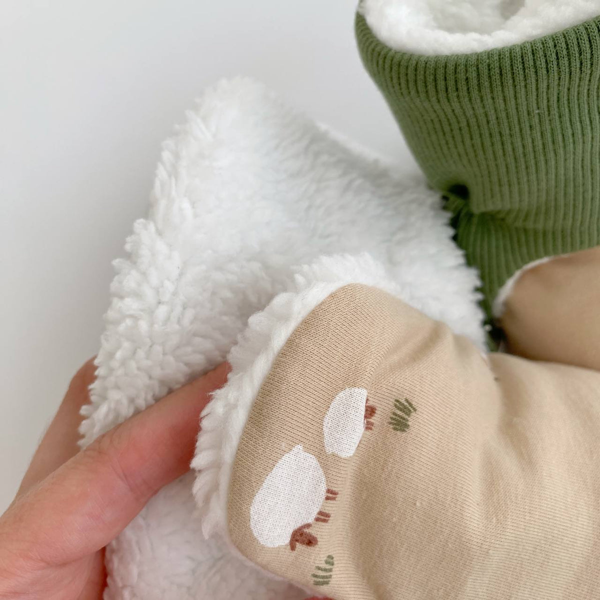 Farm Adventure Baby Booties – Warm Teddy-Lined Shoes