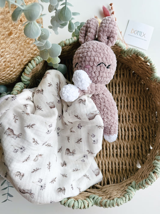 Doudou Lapin – Le premier compagnon câlin de bébé (certifié CE)