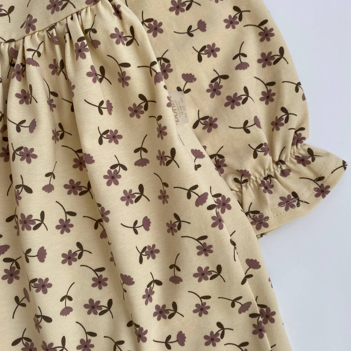Blumenmädchenkleid – Weicher Jersey