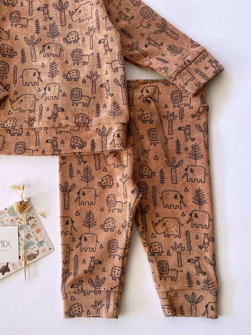 Ensemble pyjama enfant – Imprimé safari