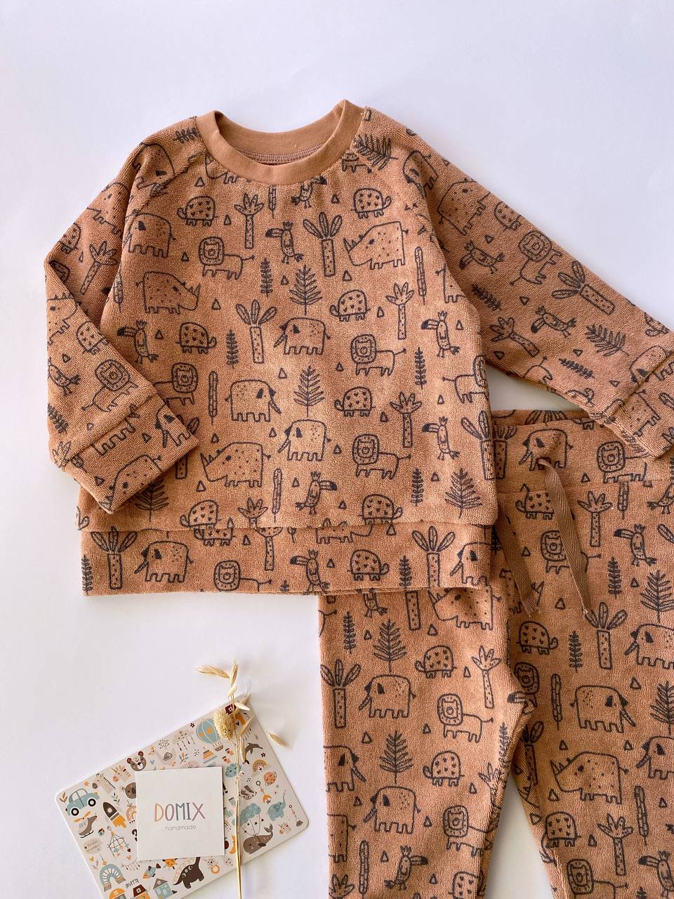 Ensemble pyjama enfant – Imprimé safari