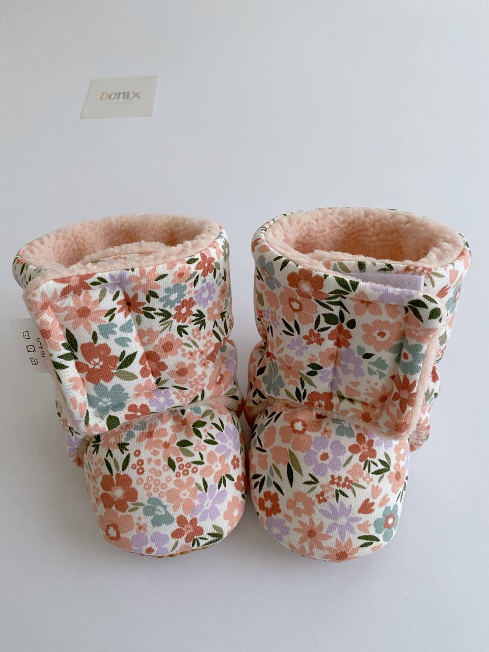 Floral Winter Booties – Warm, Soft & Handmade