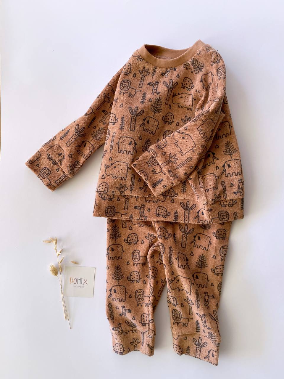 Ensemble pyjama enfant – Imprimé safari