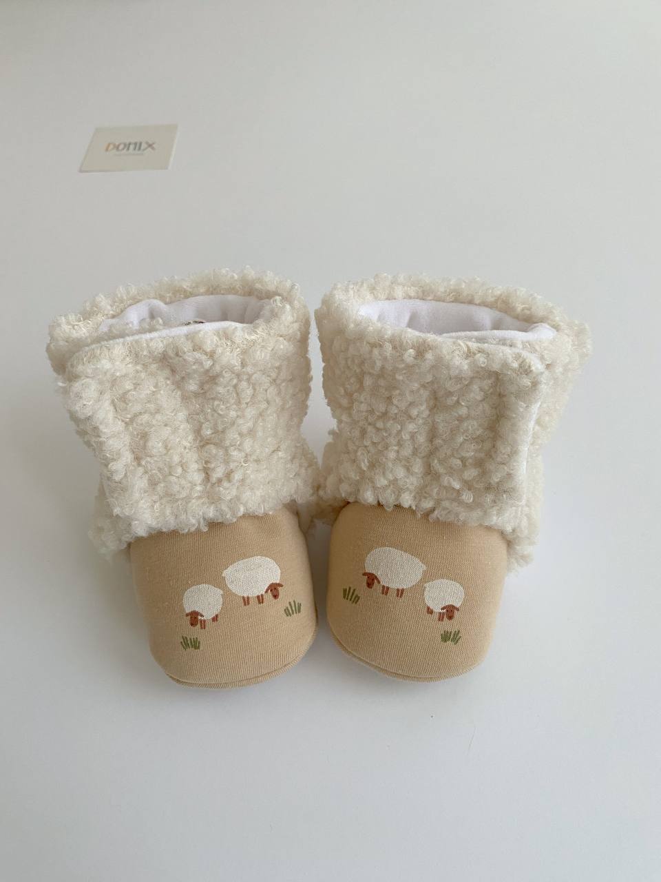 Winter Sheep Booties – Warm, Soft & Handmade - Domix