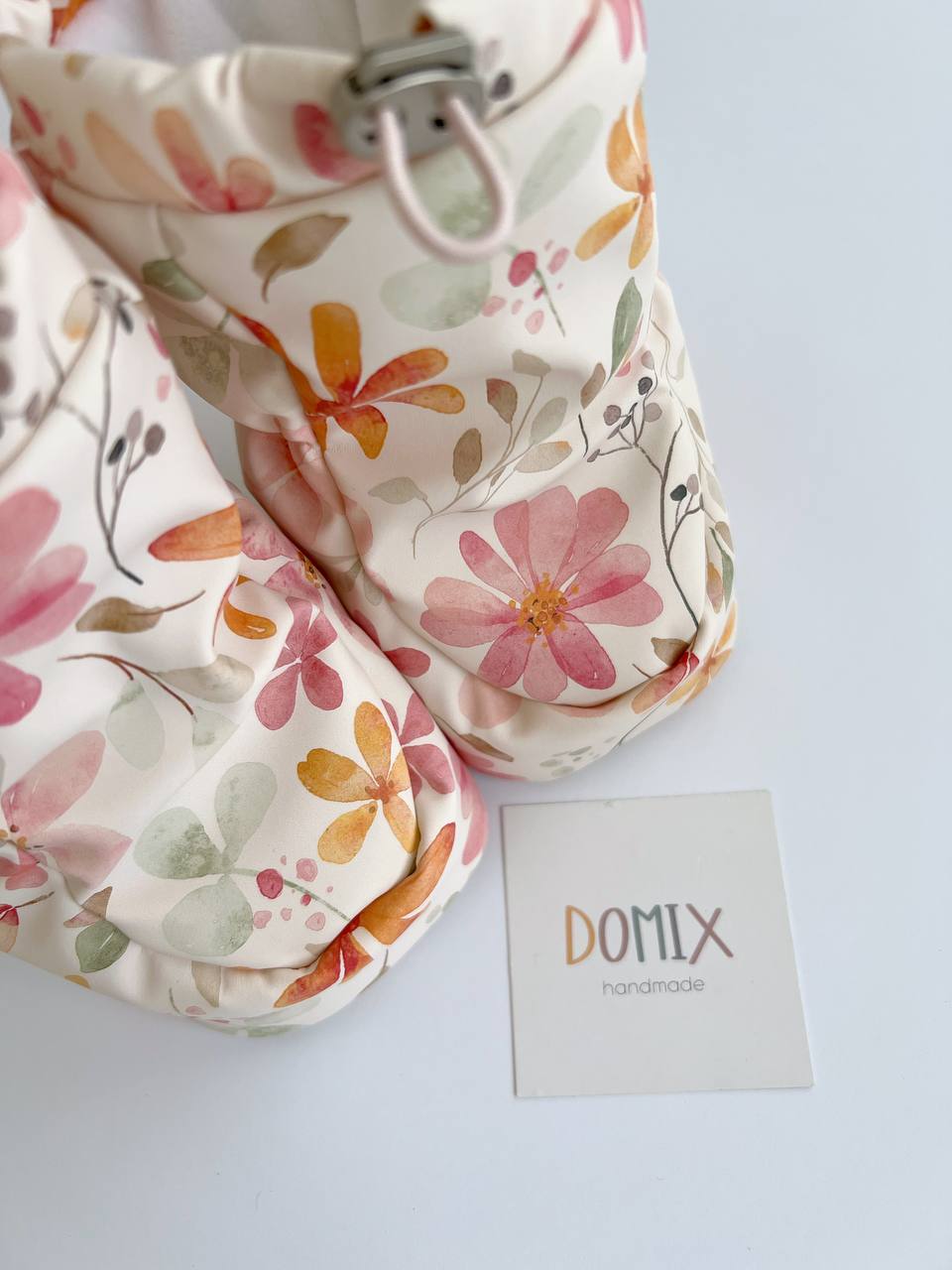 🌸 Floral Waterproof Booties – Handmade Weatherproof Warmth