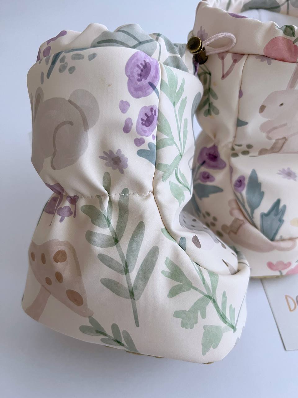 Waterproof Forest Friends Booties – Warm, Soft & Handmade - Domix