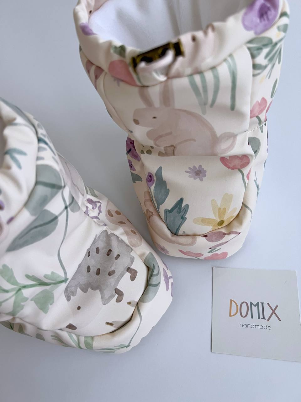 Waterproof Forest Friends Booties – Warm, Soft & Handmade - Domix