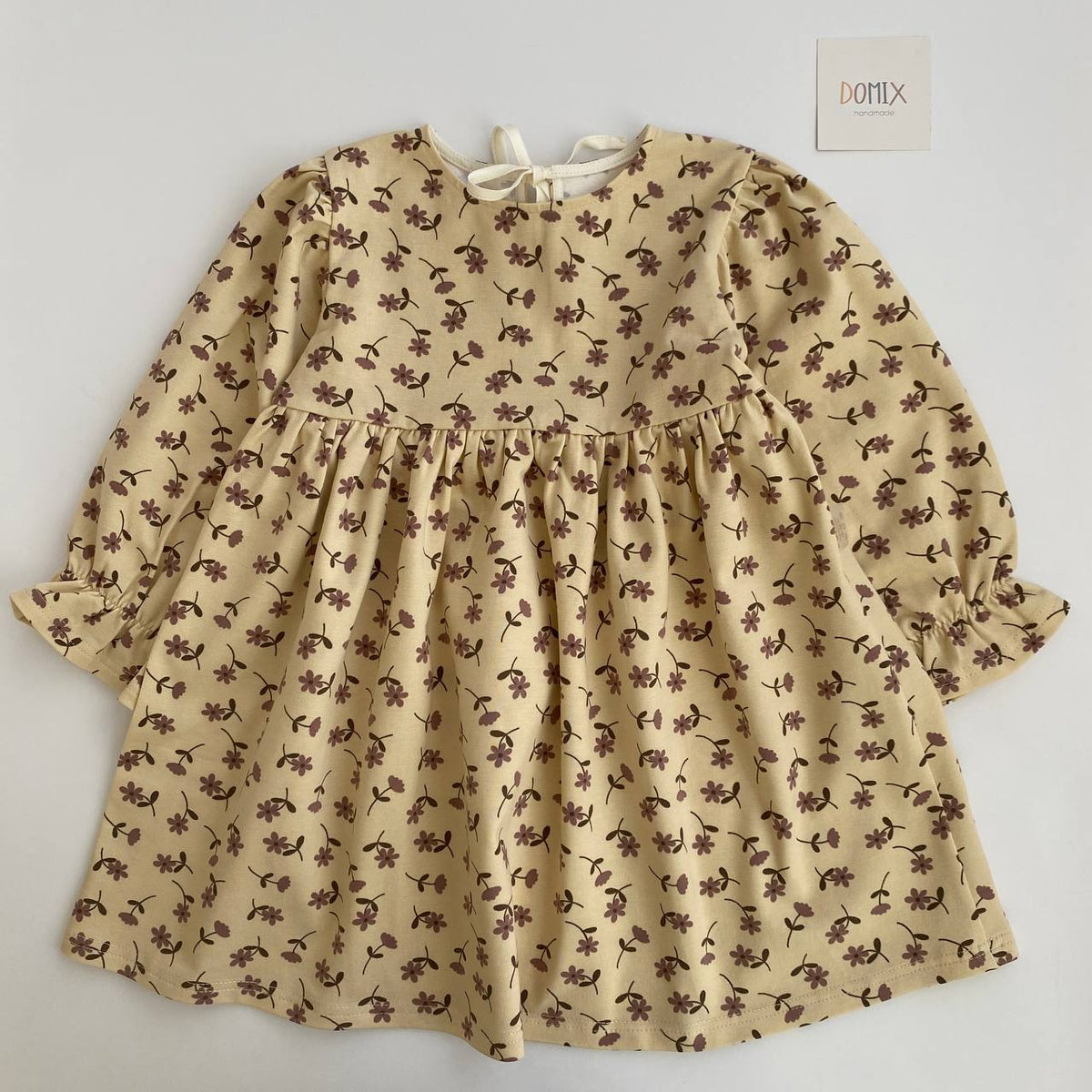 Blumenmädchenkleid – Weicher Jersey