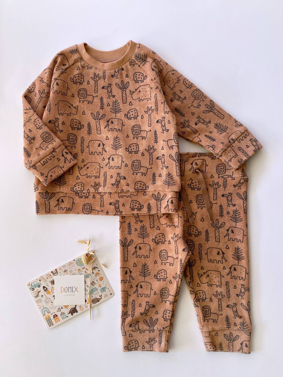 Ensemble pyjama enfant – Imprimé safari