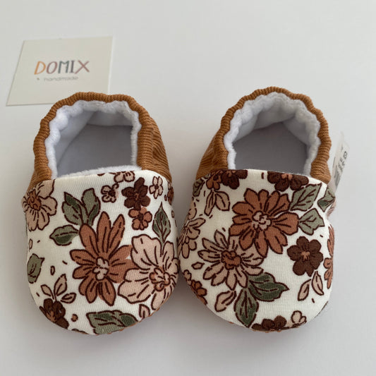 Flowers in brown
